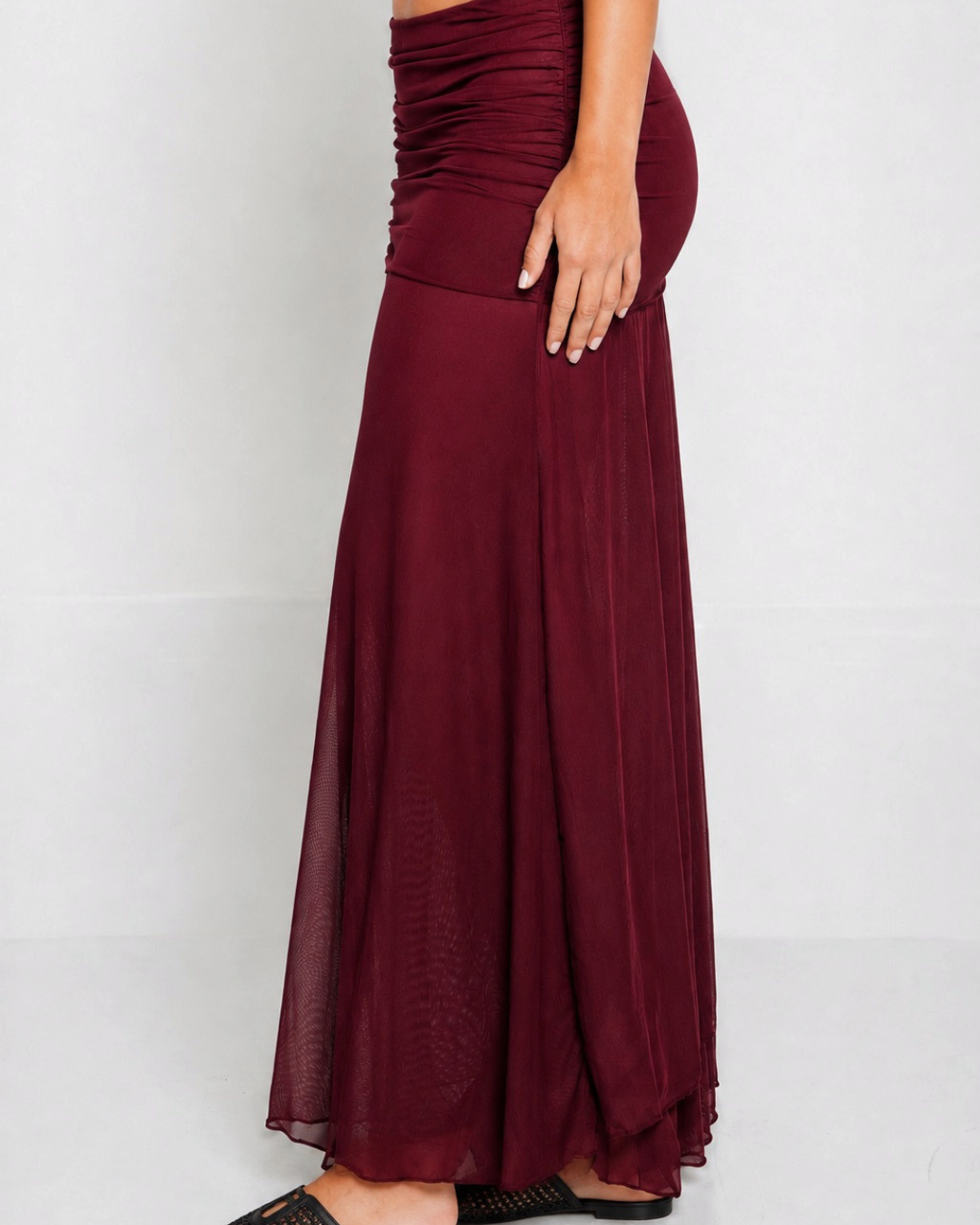 Falda Reva Burgundy
