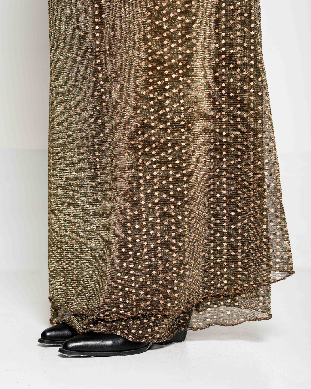 Falda Reva Brillos Dorados