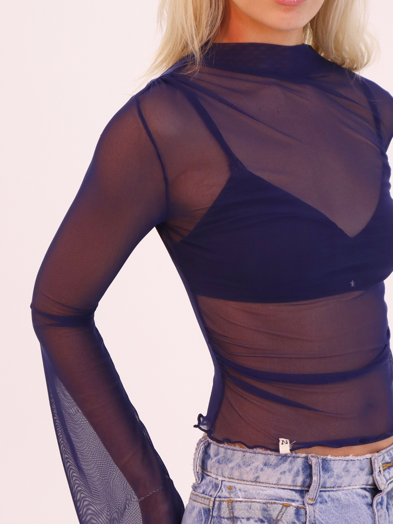 Buzo Bell Mesh Navy Blue