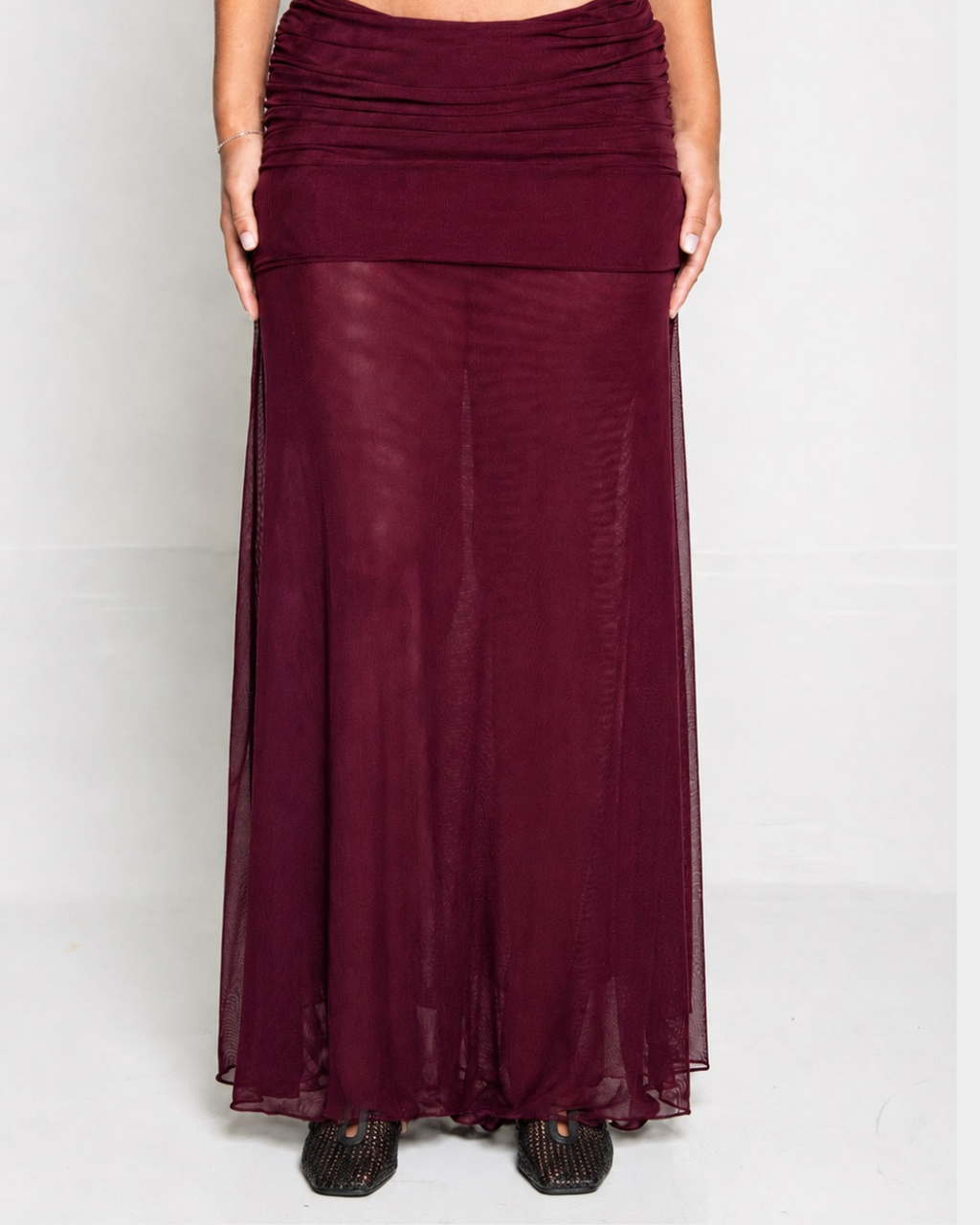 Falda Reva Burgundy