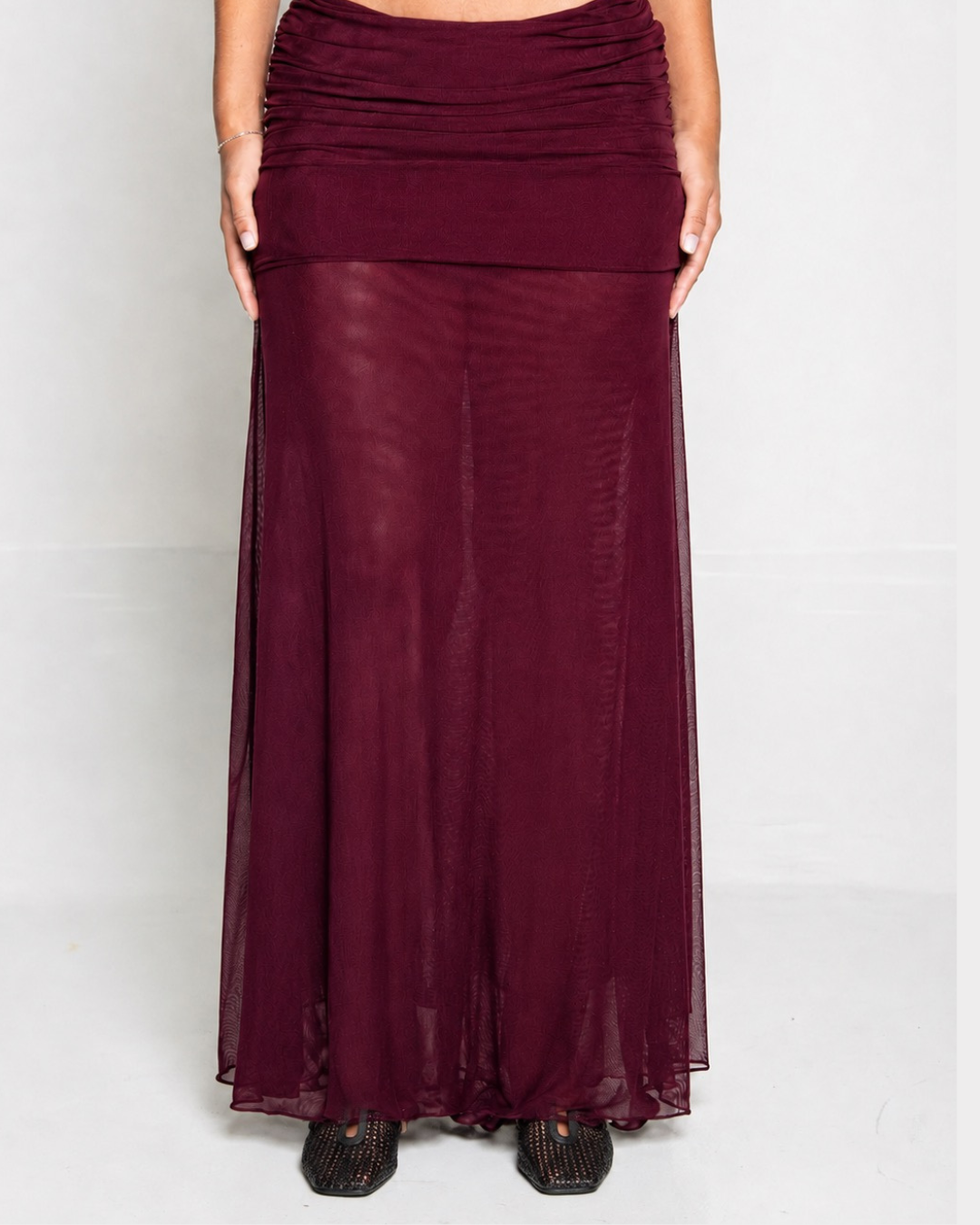 Falda Reva Burgundy