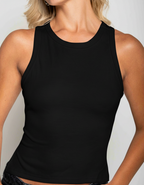 Tank Top Bow Black