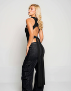 Tank Top Bow Black