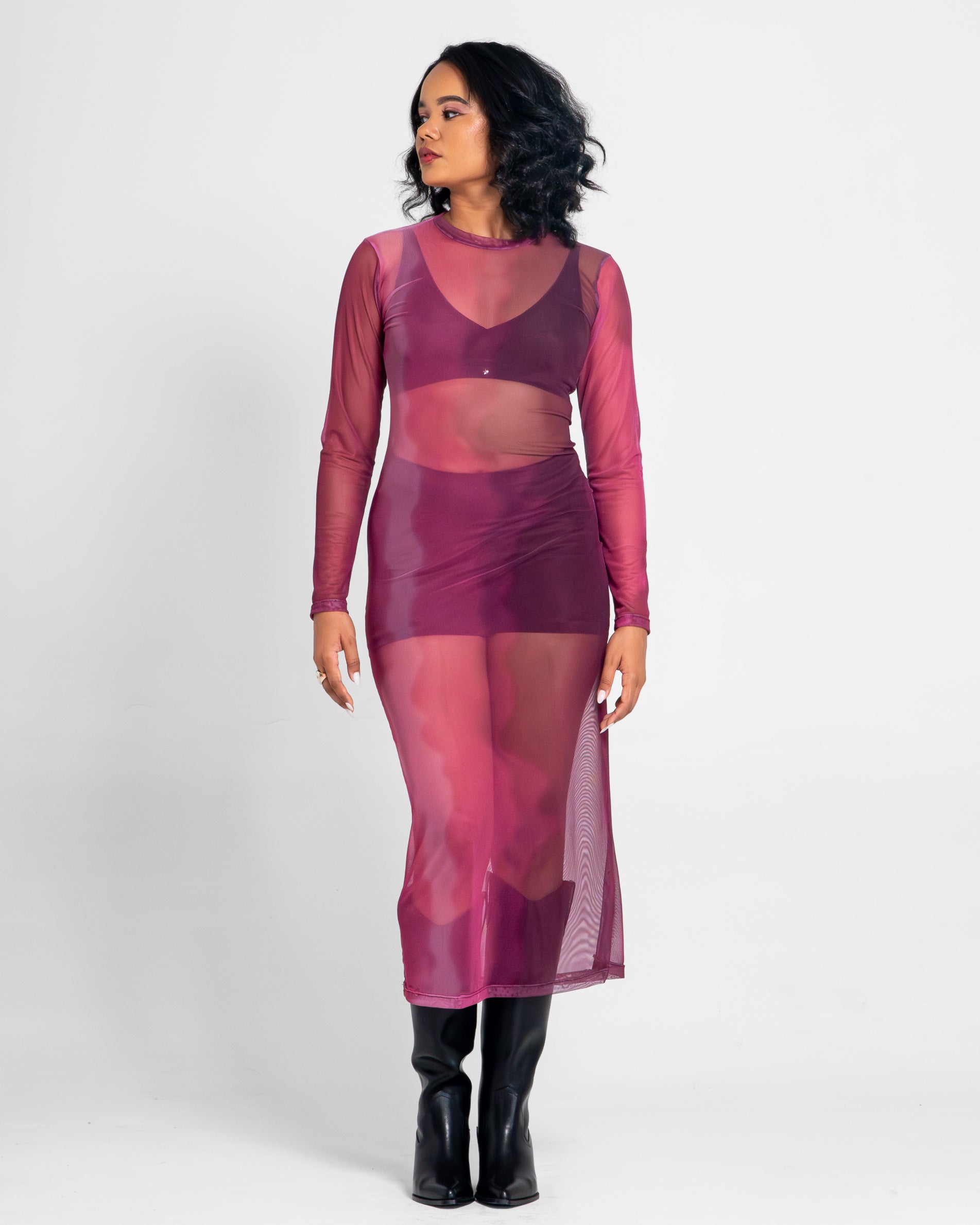 Magenta Dress