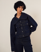 Wave Pocket Blue jacket