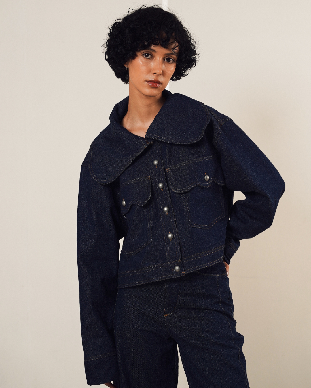 Wave Pocket Blue jacket