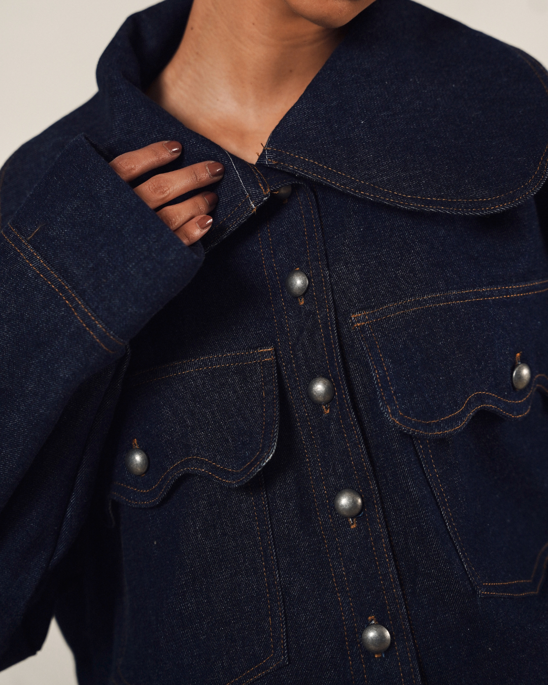 Wave Pocket Blue jacket