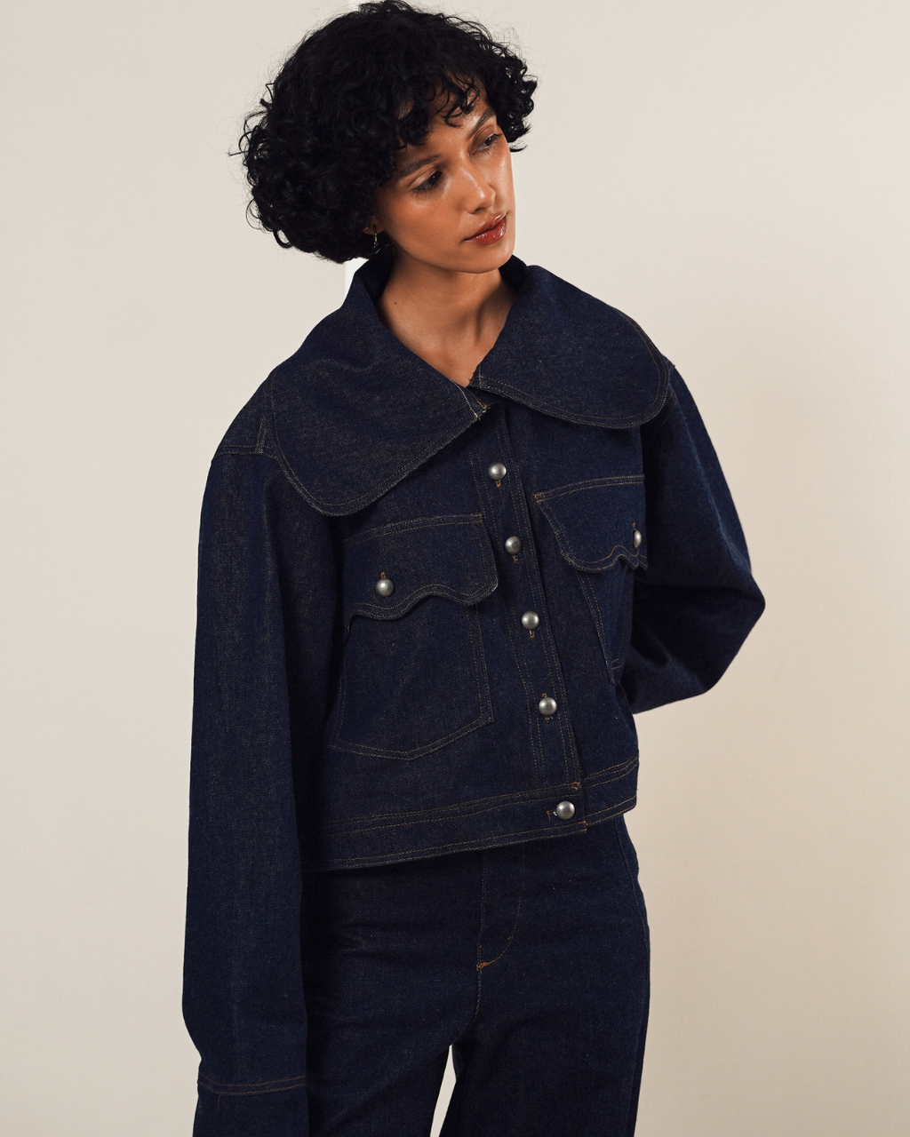 Wave Pocket Blue jacket