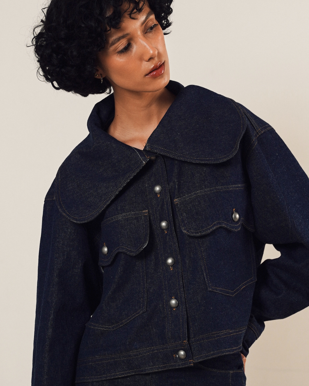 Wave Pocket Blue jacket