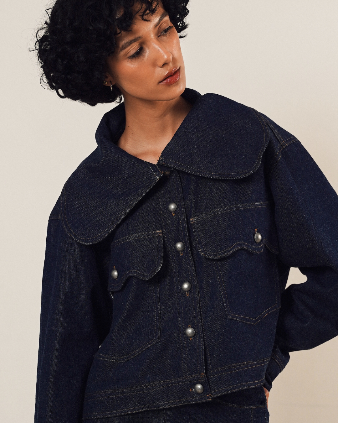 Wave Pocket Blue jacket