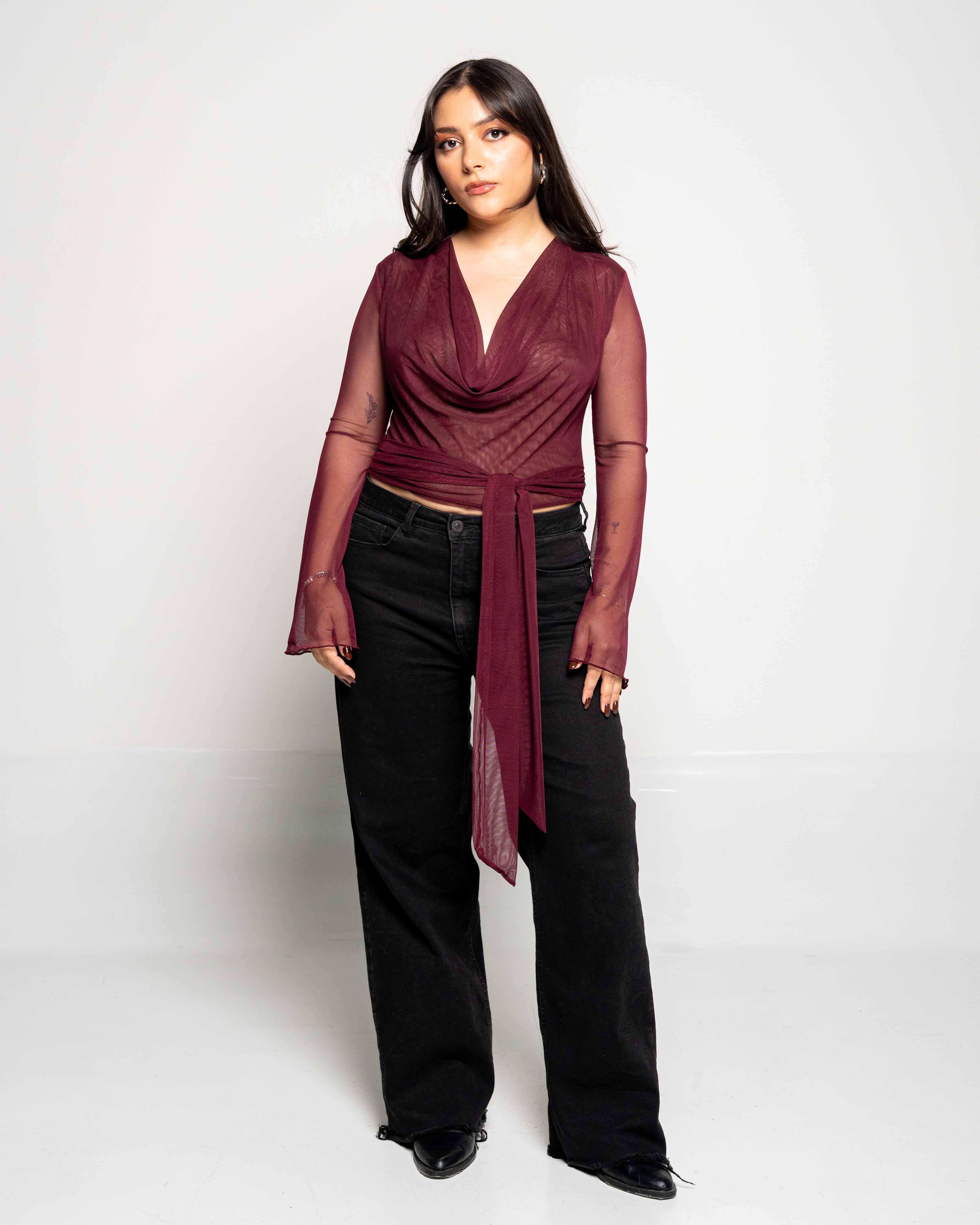 Top Ansa Burgundy