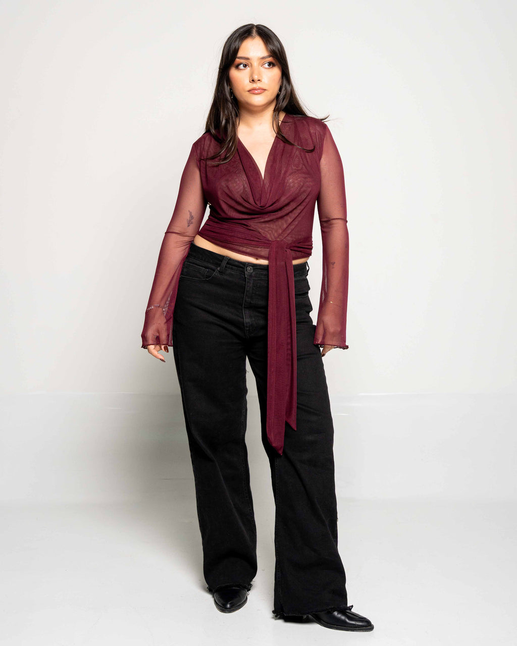 Top Ansa Burgundy