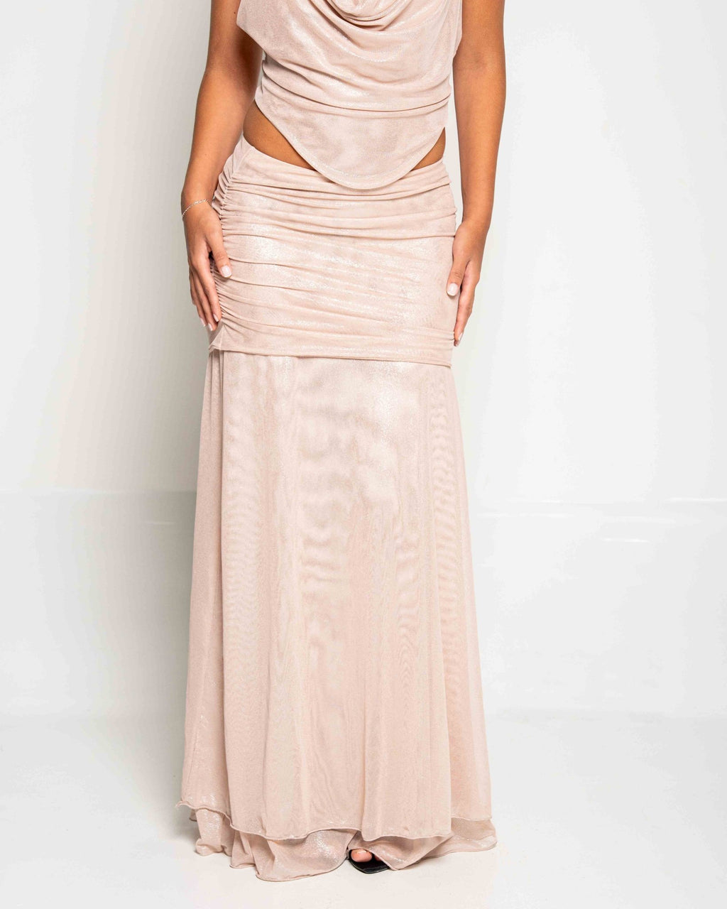 Falda Reva Light Champagne - Nítida