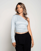Top Blur Baby blue glitter - Nítida